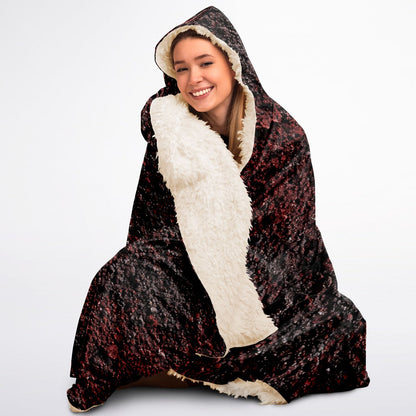 Volcanic Cinder - Hooded Blanket
