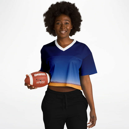Deep Sky - Athletic Crop Top