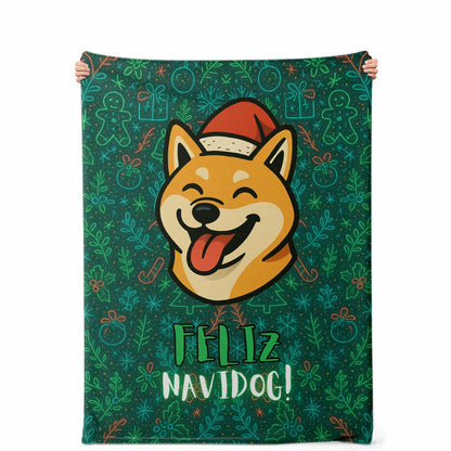 Feliz Navidog V1 - Premium Decoration Blanket
