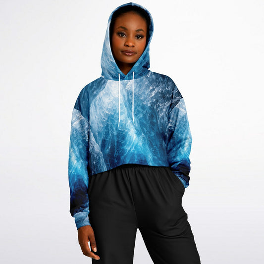 Glacial Core - Crop Hoodie