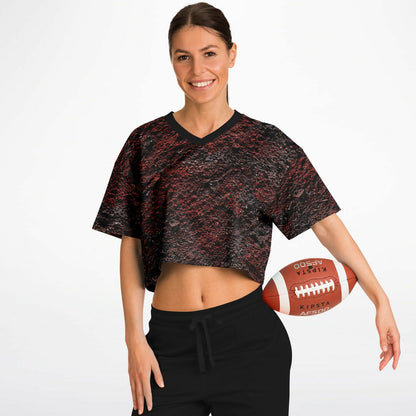 Volcanic Cinder - Athletic Crop Top