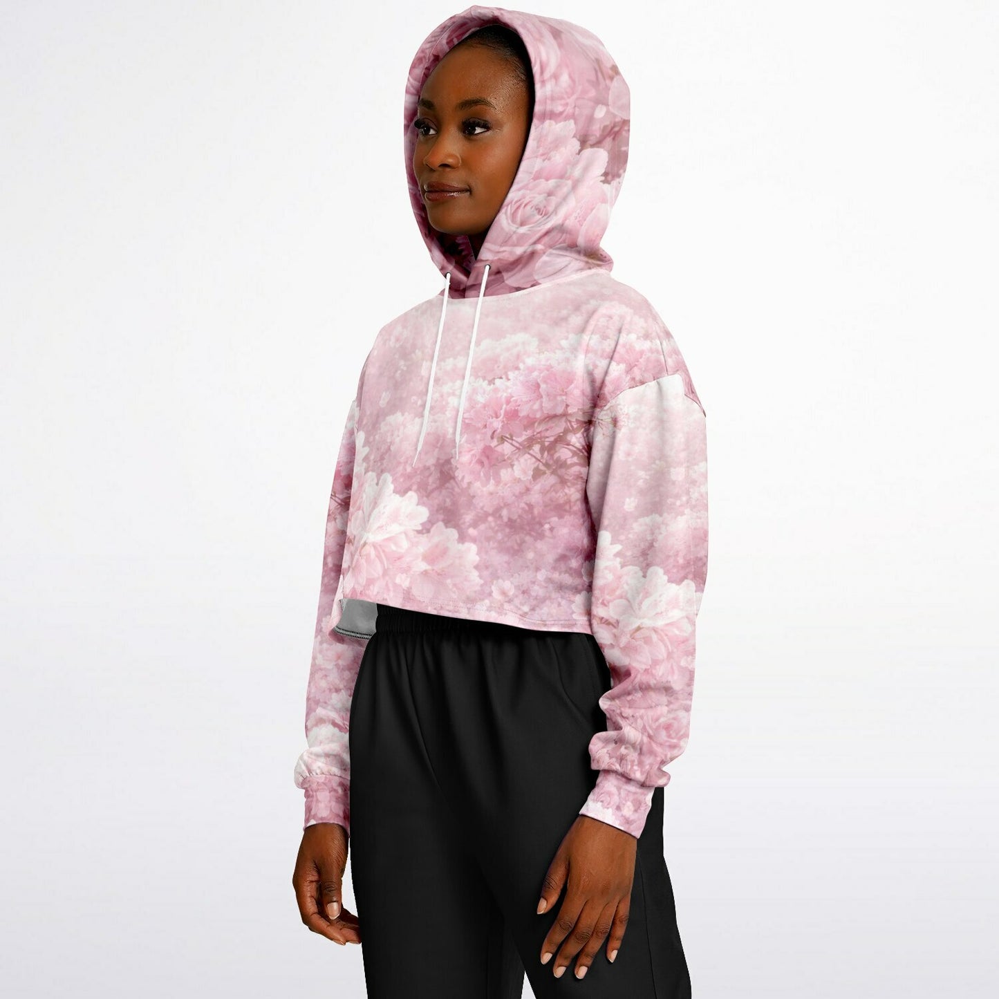 Flower Garden - Crop Hoodie