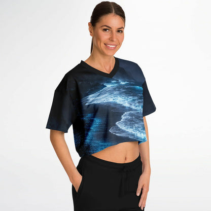 Lucent Tide - Athletic Crop Top