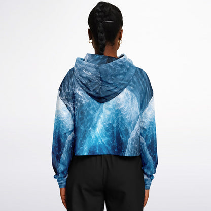 Glacial Core - Crop Hoodie