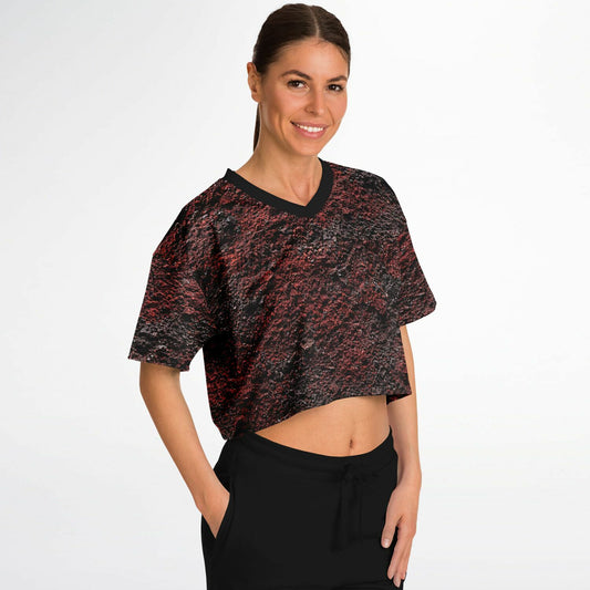 Volcanic Cinder - Athletic Crop Top