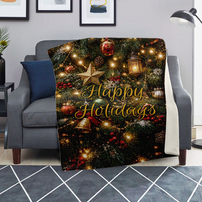 Happy Holidays - Premium Decoration Blanket