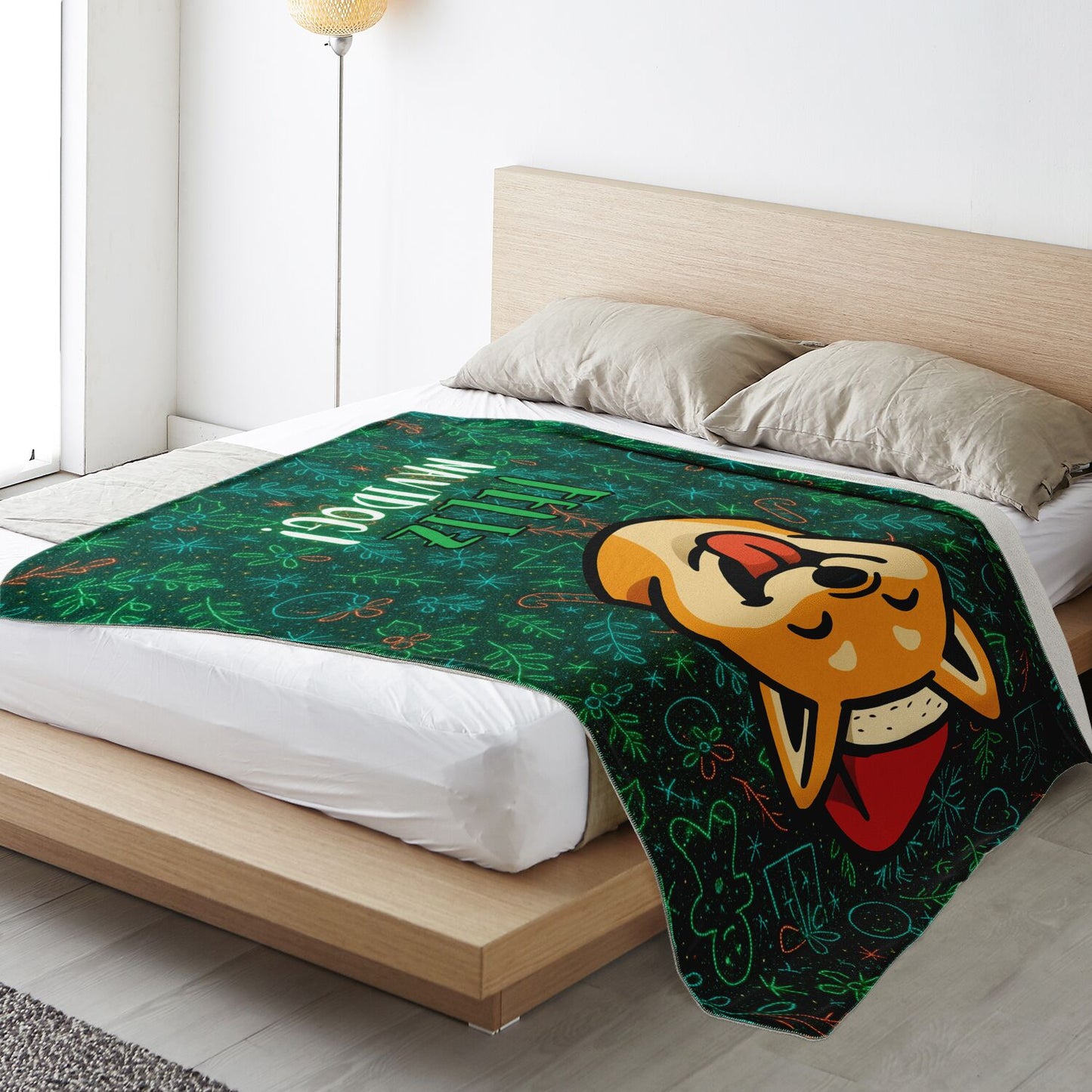 Feliz Navidog V1 - Premium Decoration Blanket