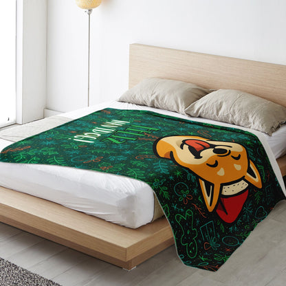 Feliz Navidog V1 - Premium Decoration Blanket