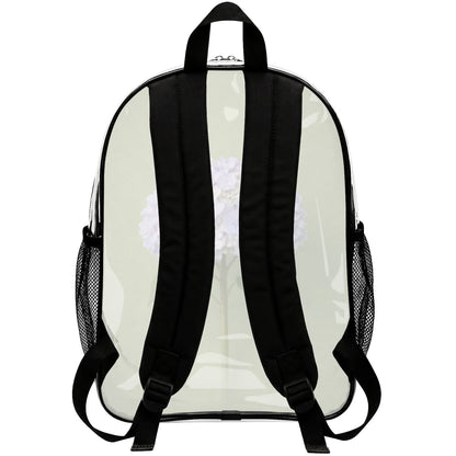 Hydrangea - Clear Backpack