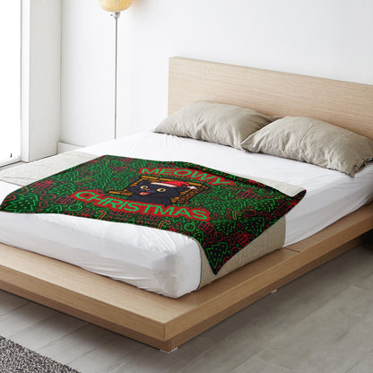 Meowy Christmas - Premium Decoration Blanket