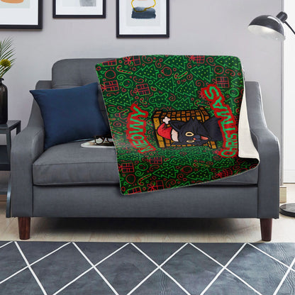 Meowy Christmas - Premium Decoration Blanket