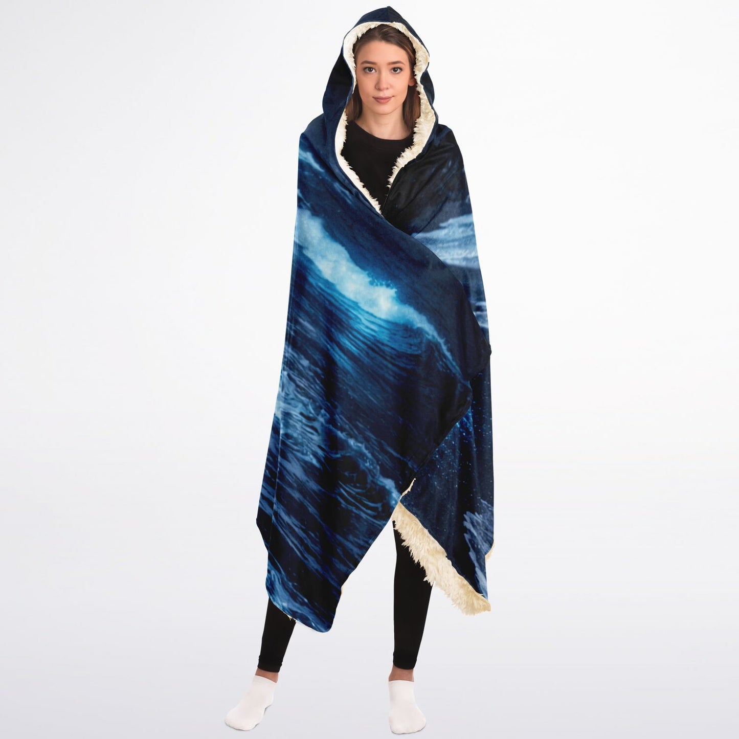 Lucent Tide - Hooded Blanket