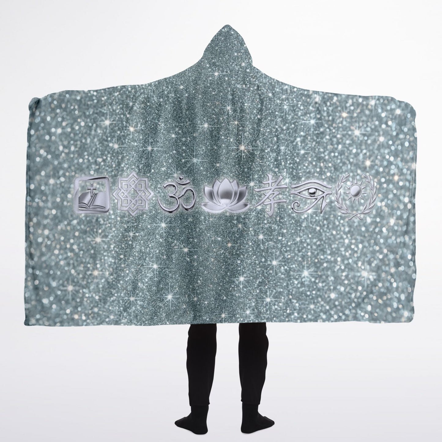 Ancient Wisdom - Hooded Blanket (platinum)