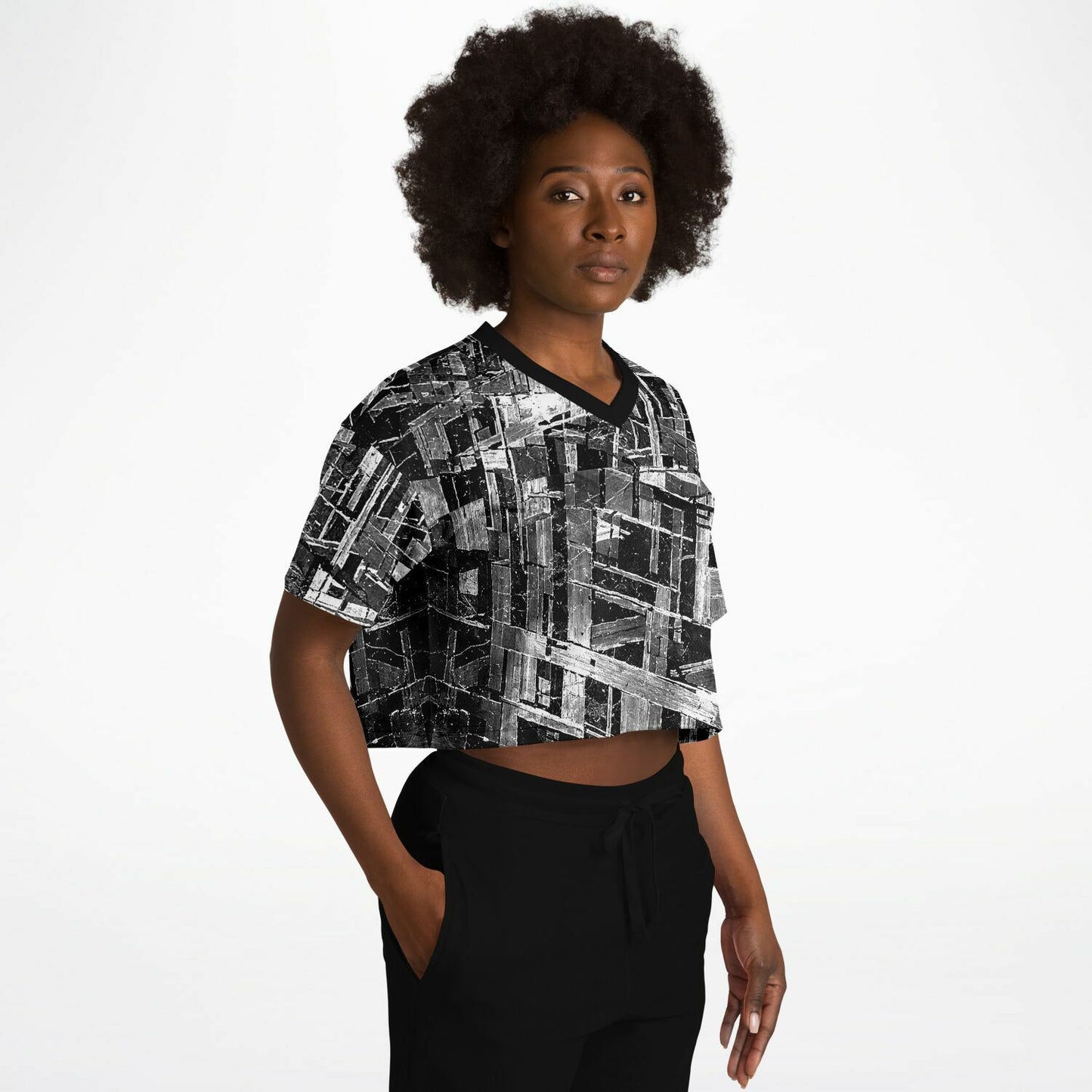 Meteorite Core - Athletic Crop Top