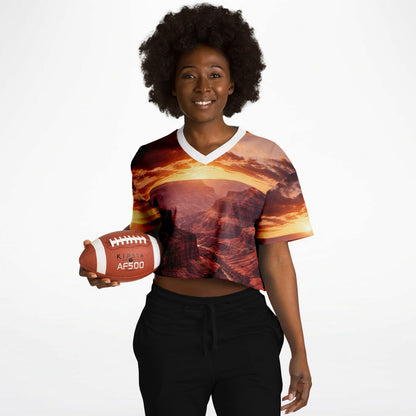 Iron Sunset - Athletic Crop Top