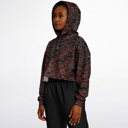 Volcanic Cinder - Crop Hoodie