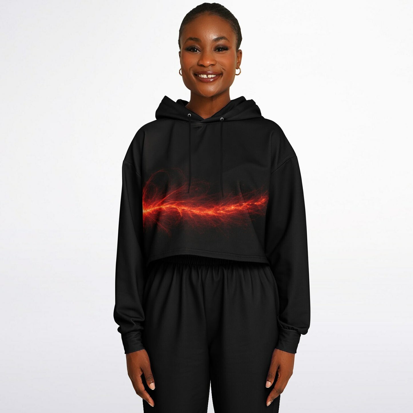 Plasma Flare - Crop Hoodie