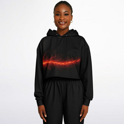 Plasma Flare - Crop Hoodie