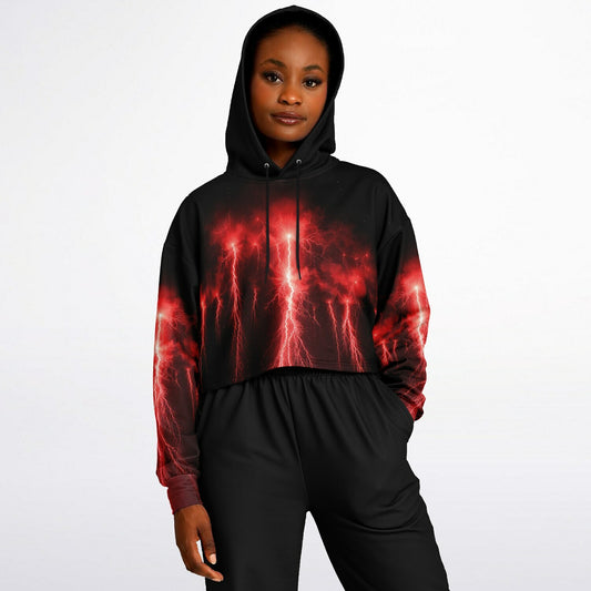 Lightning Sprites - Crop Hoodie
