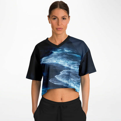 Lucent Tide - Athletic Crop Top