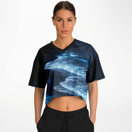 Lucent Tide - Athletic Crop Top
