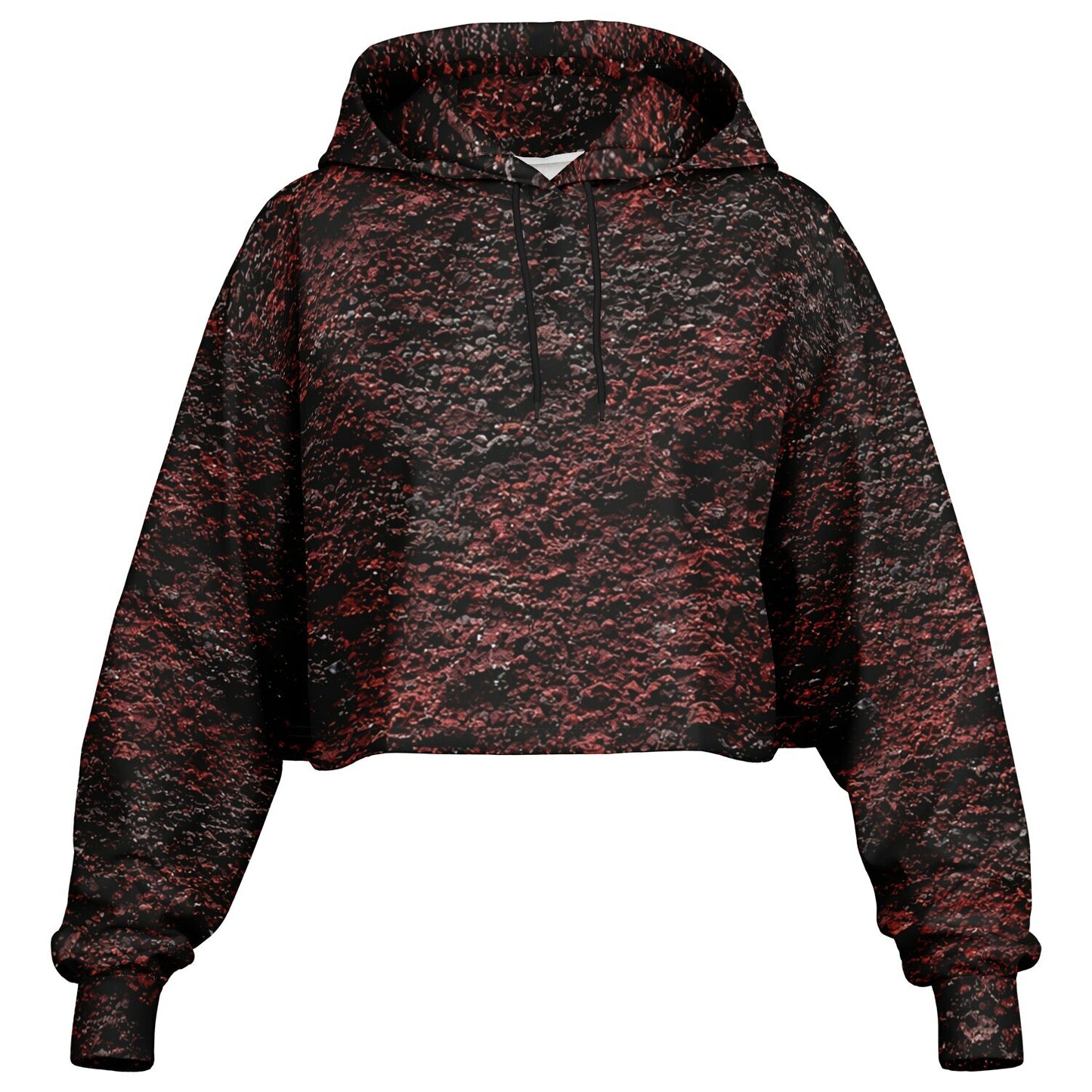 Volcanic Cinder - Crop Hoodie