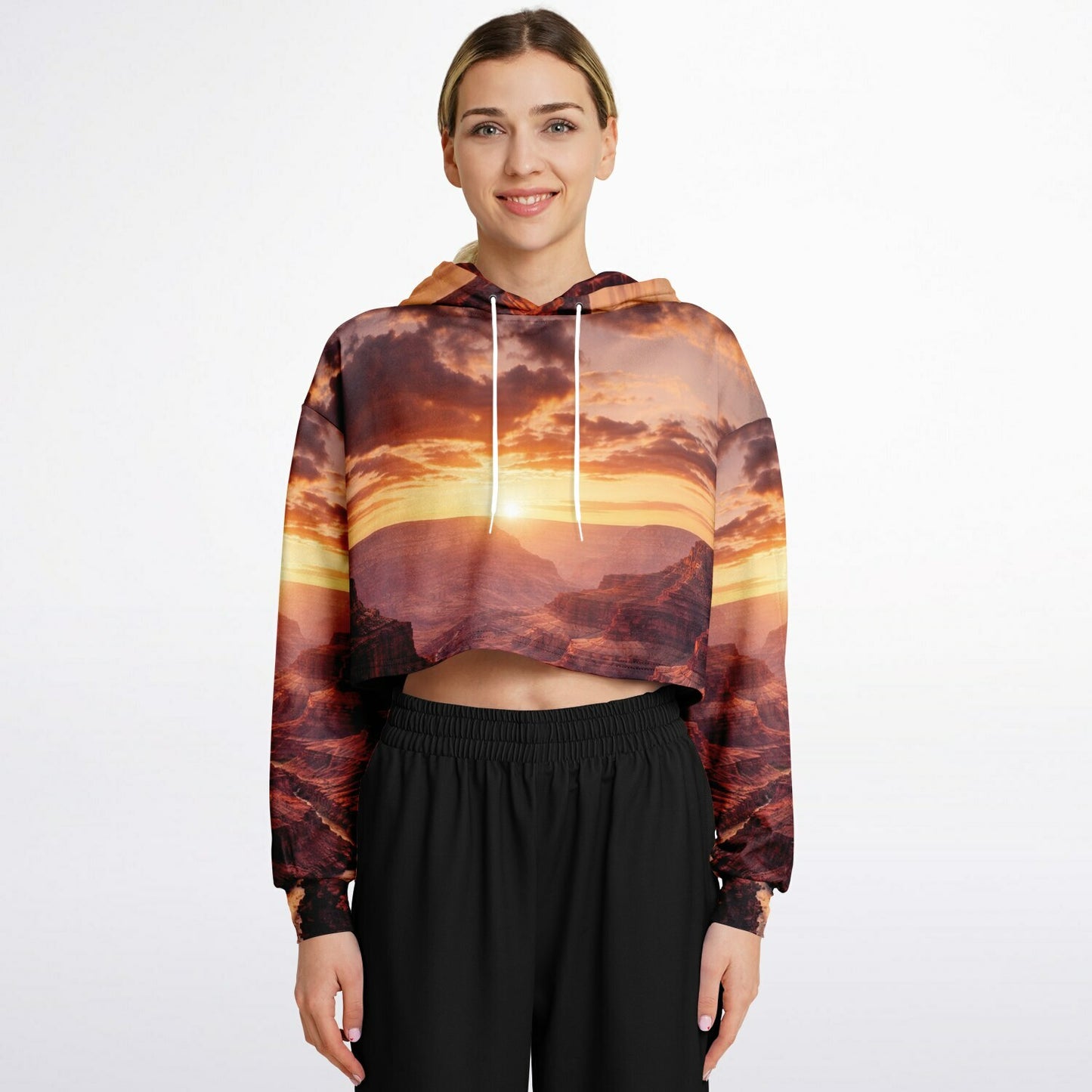 Iron Sunset - Crop Hoodie