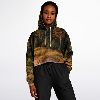 Dune Forest - Crop Hoodie