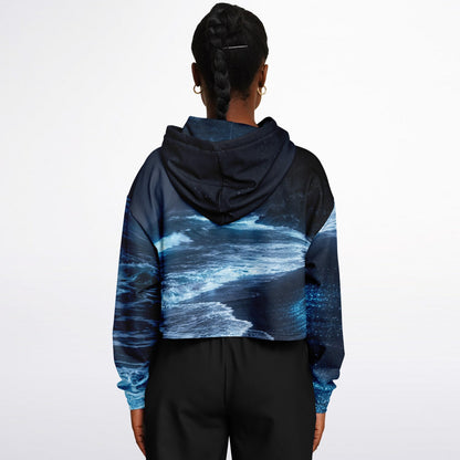 Lucent Tide - Crop Hoodie