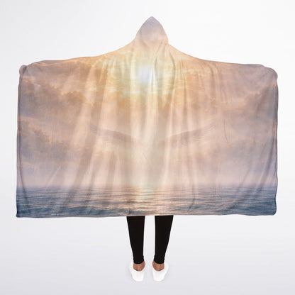 Not too high, not too low (Icarus) - Hooded Blanket