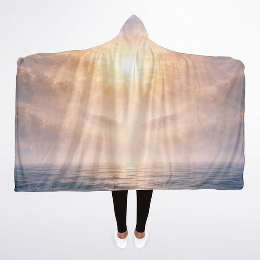 Not too high, not too low (Icarus) - Hooded Blanket