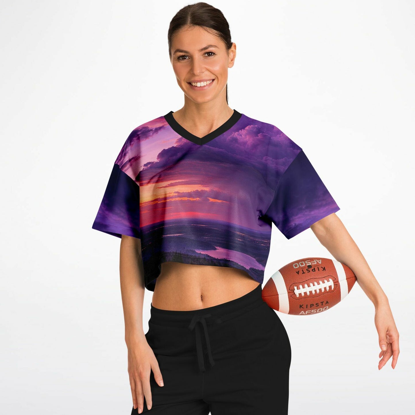 Opposite Sunset - Athletic Crop Top