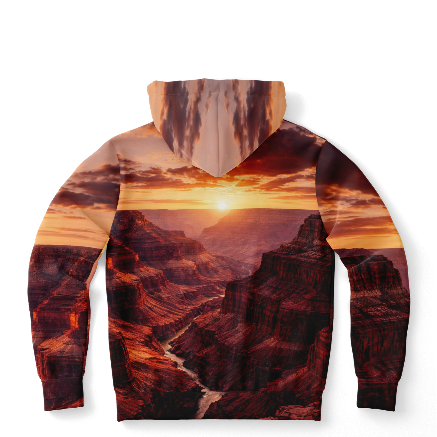 Iron Sunset - Athletic Hoodie