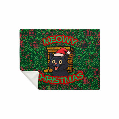 Meowy Christmas - Premium Decoration Blanket