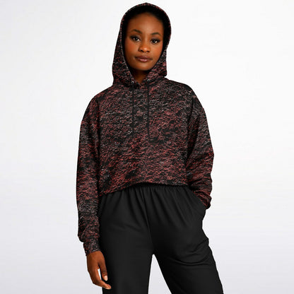 Volcanic Cinder - Crop Hoodie