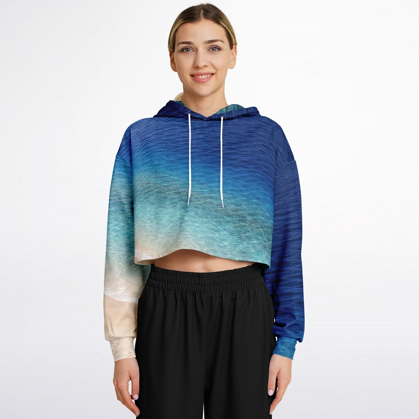 Coastal Shelf - Crop Hoodie