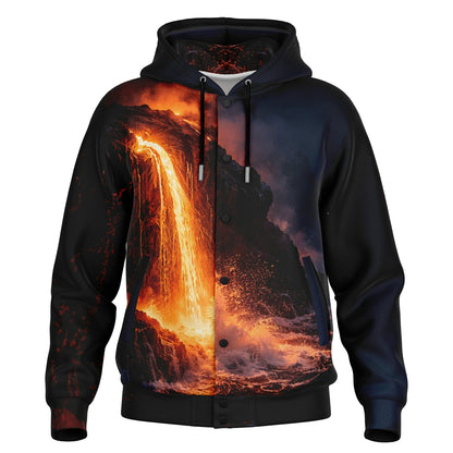 Mantle Emergence - Button Hoodie