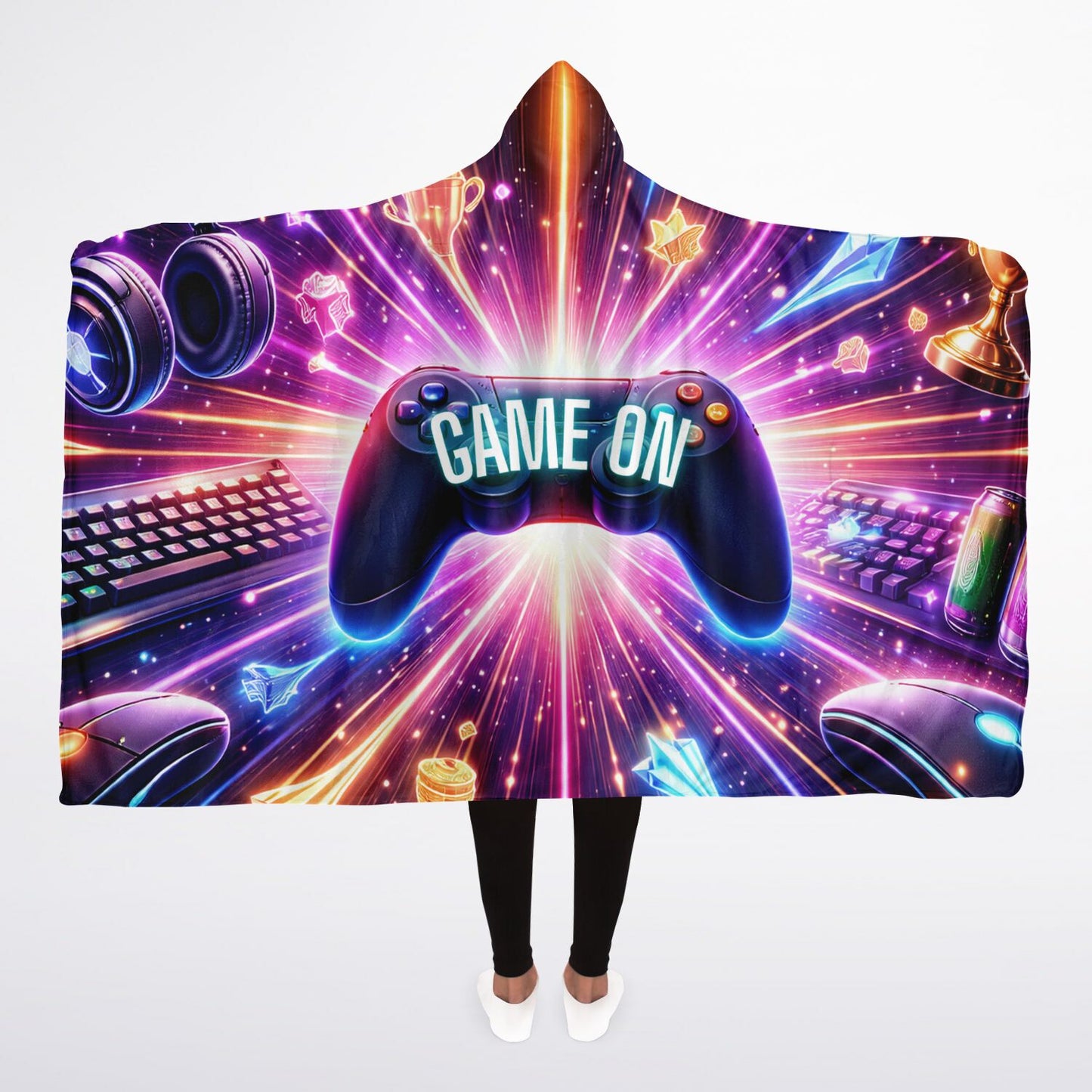 Game on - Hooded Blanket