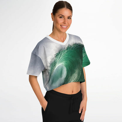 Wave Filter - Athletic Crop Top