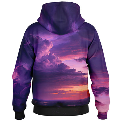 Opposite Sunset - Button Hoodie