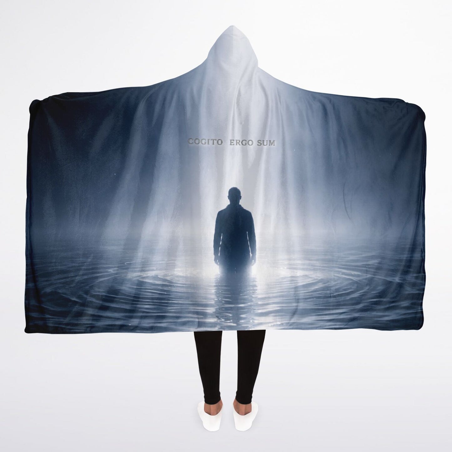 Cogito, Ergo Sum - Hooded Blanket