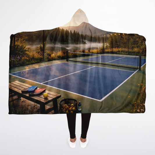 Still in play V2 (pickleball) - Hooded Blanket