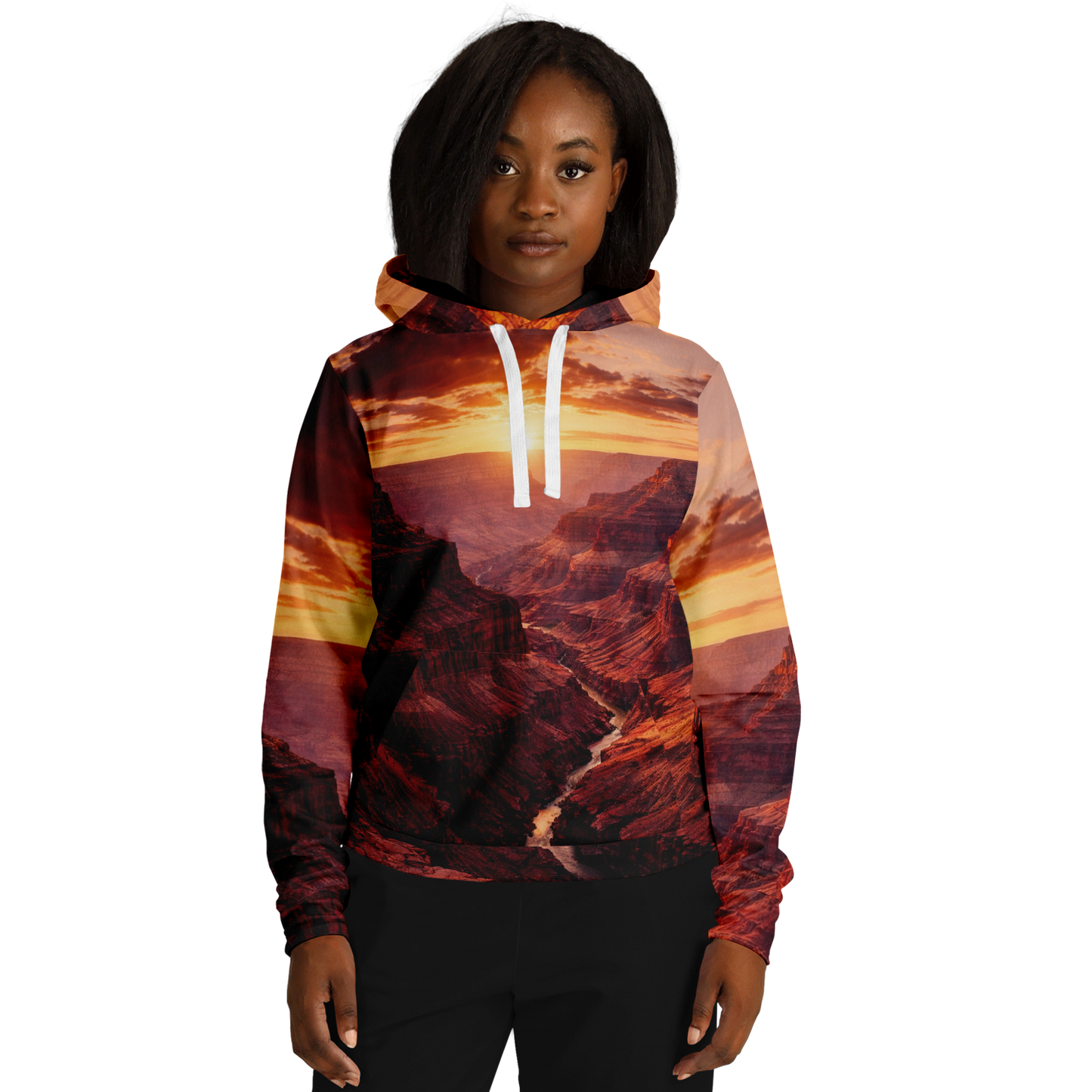 Iron Sunset - Athletic Hoodie