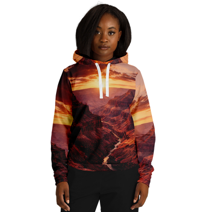 Iron Sunset - Athletic Hoodie