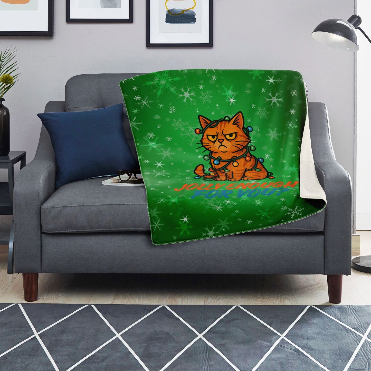 Jolly Cat - Premium Decoration Blanket