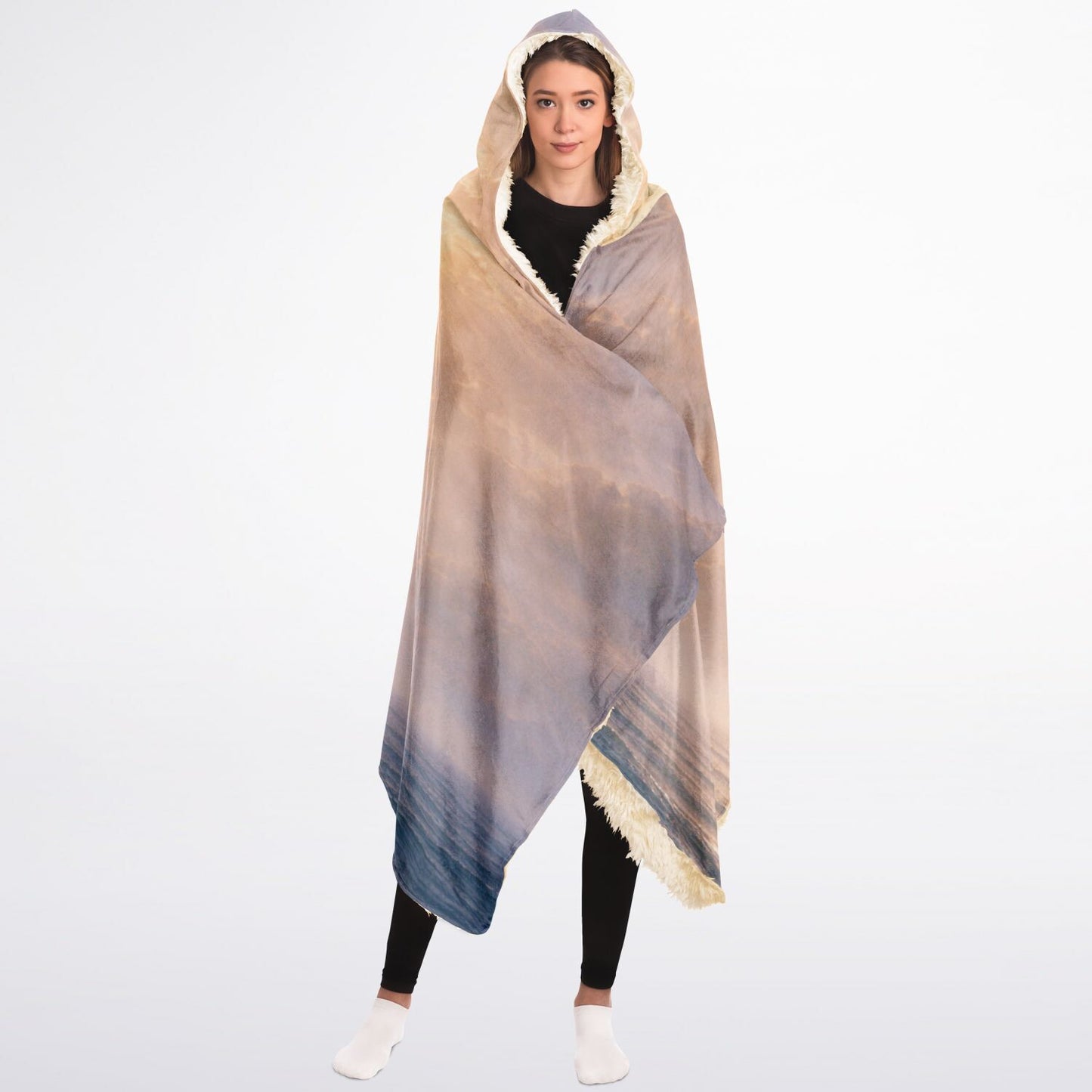 Not too high, not too low (Icarus) - Hooded Blanket
