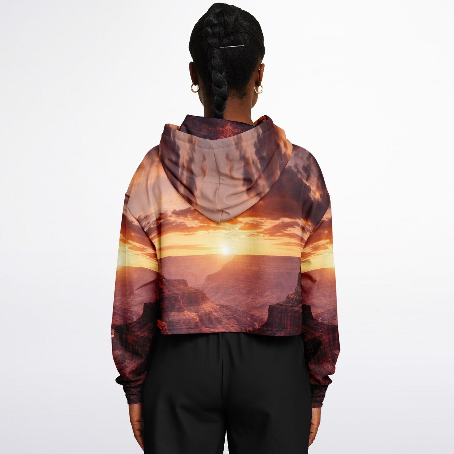 Iron Sunset - Crop Hoodie