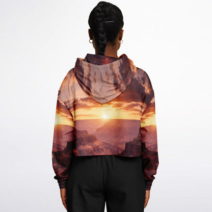 Iron Sunset - Crop Hoodie