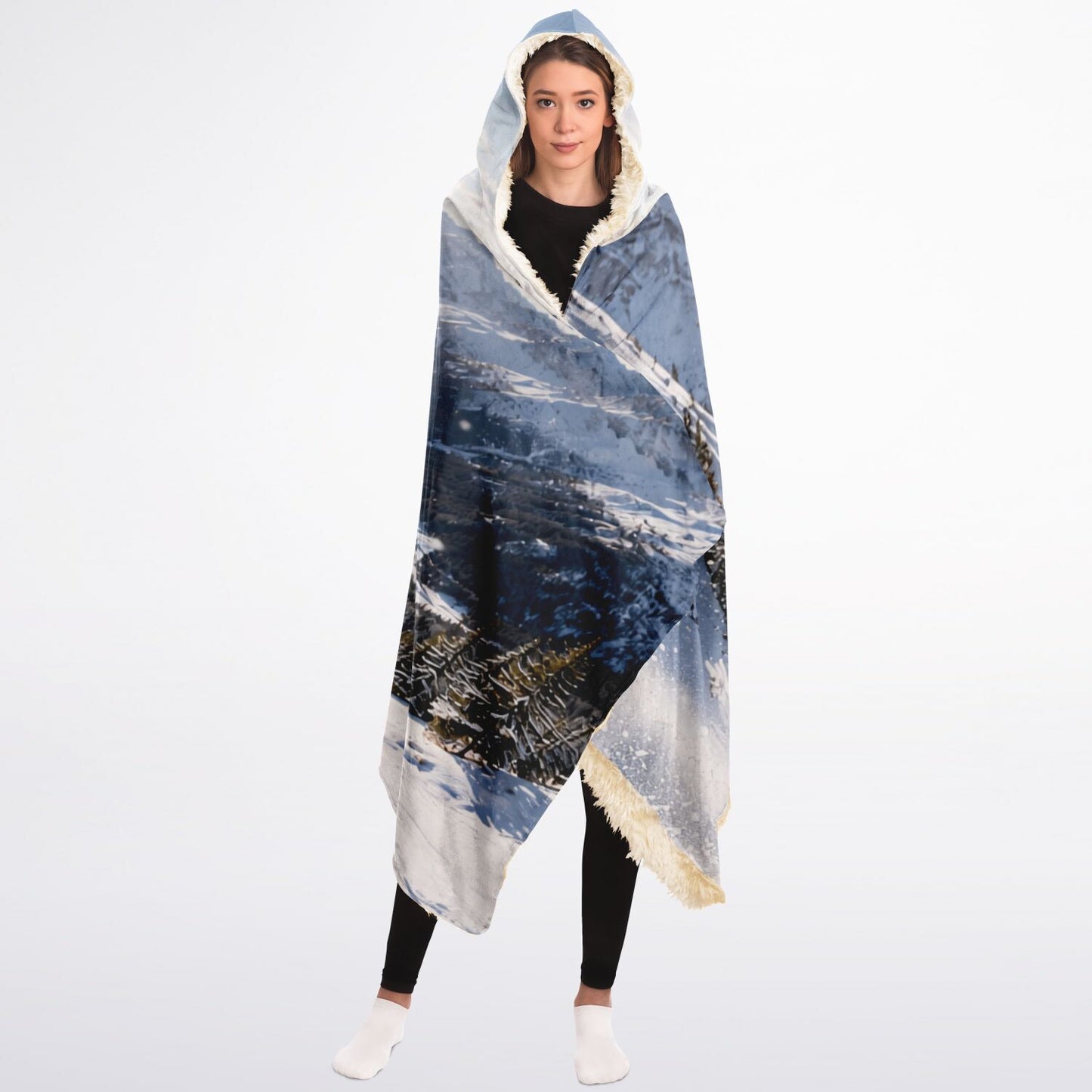 Silent freedom - Hooded Blanket