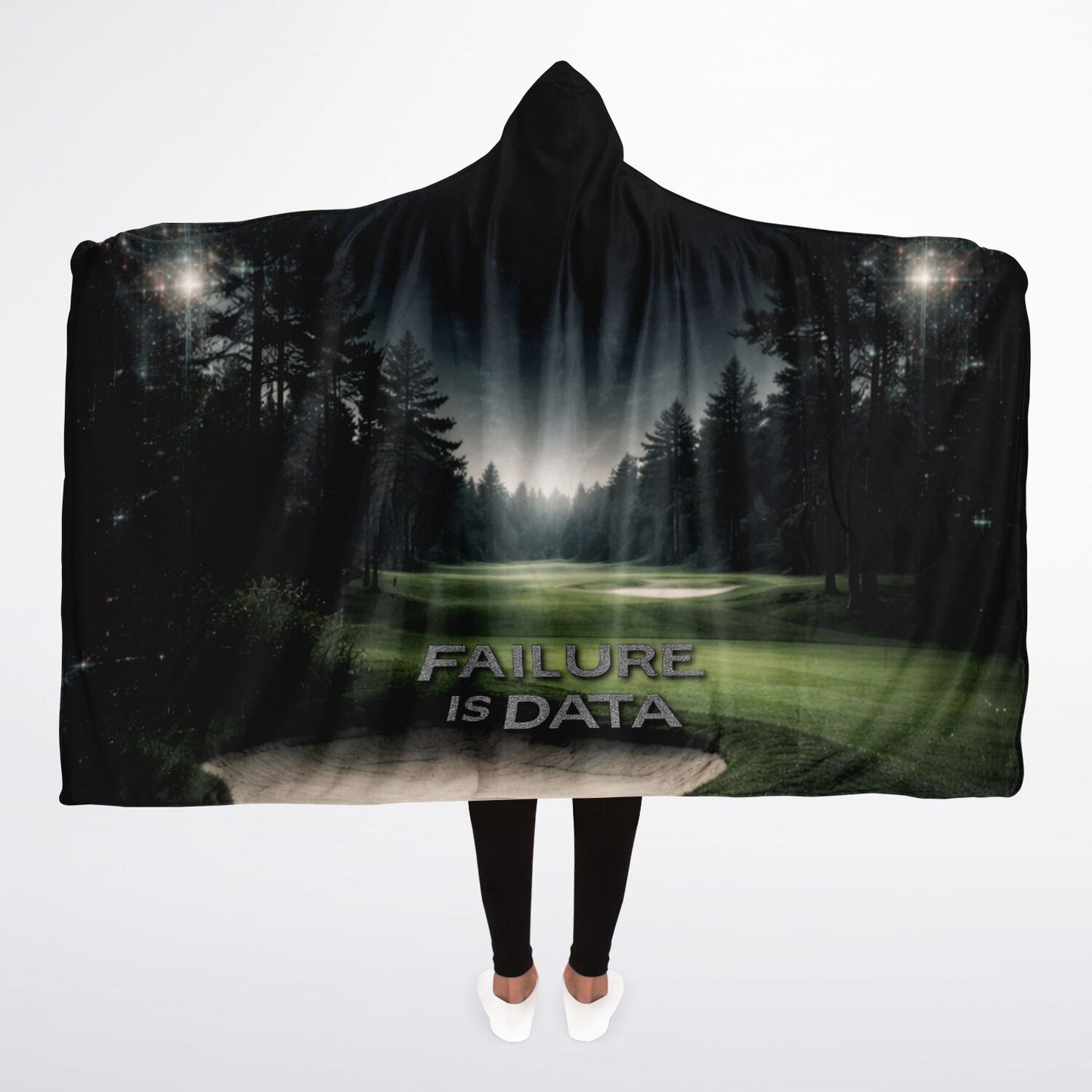 Failure is data (golf) - Hooded Blanket